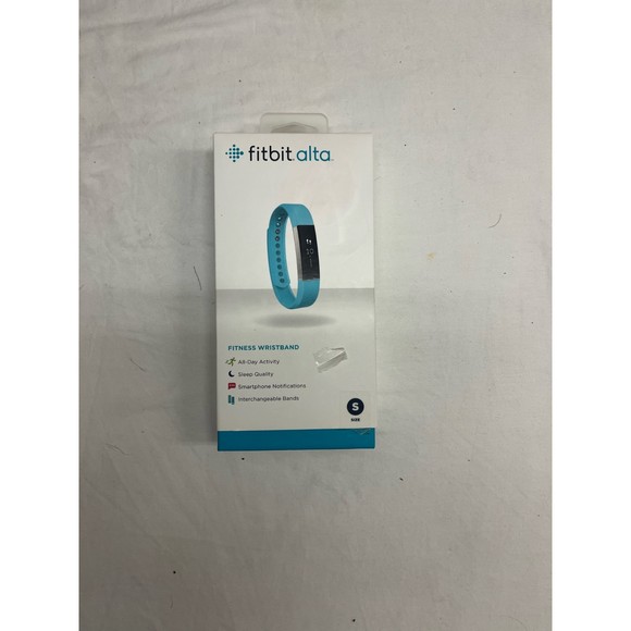 Fitbit Alta Wristband Size Small Black and Blue Band - Picture 1 of 5
